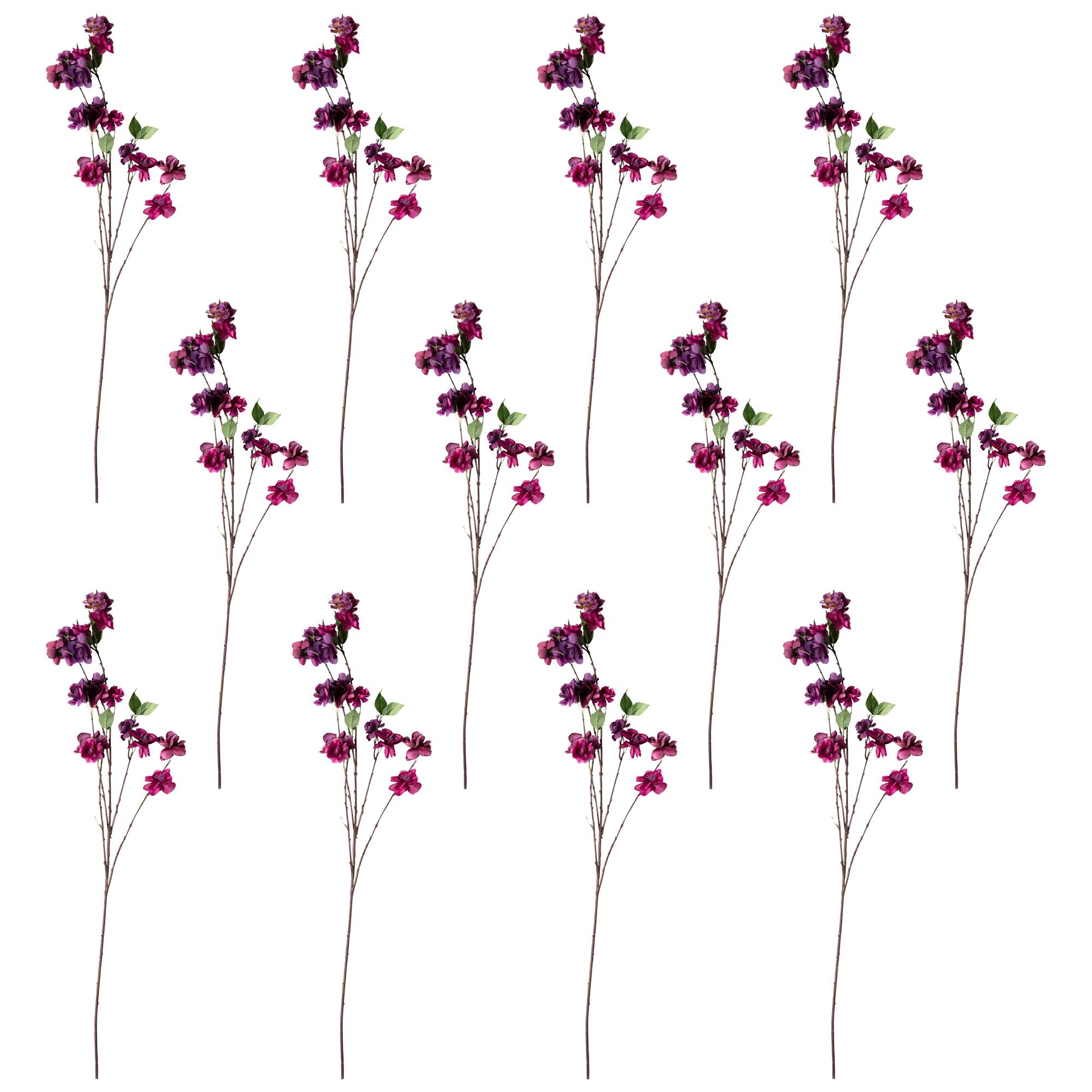 12 Pack: Purple Apple Blossom Branch Spray by Ashland®